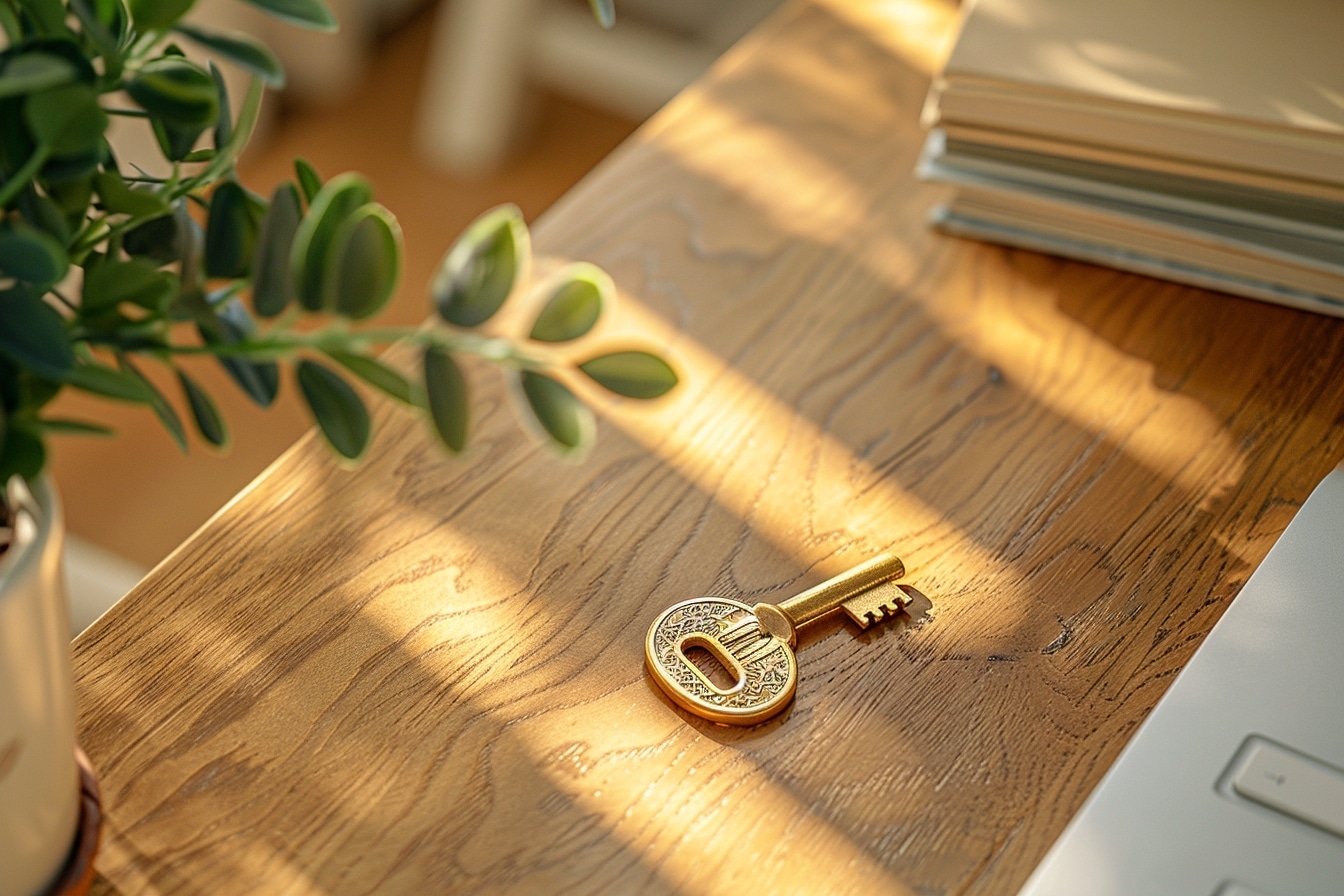 Aménagement astucieux d'un coin bureau fonctionnel dans un petit appartement